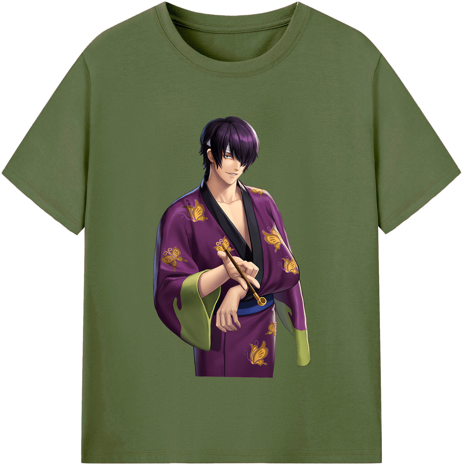 （画像用） ぎんたま 坂田銀時（さかたぎんとき） 神楽 志村新八（しむら しんぱち） GINTAMA Sakata Gintoki Kagura Shimura Shinpachi 綿100％半袖Tシャツ（フロントプリント）